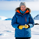**

A professional female scientist in Antarctica, fully clothed in a warm, practical parka and snow pants, examining ice core samples. Background shows a research station and vast, icy landscape. Safe for work, appropriate content, perfect anatomy, correct proportions, natural pose, well-formed hands, proper finger count, natural body proportions, professional, modest, family-friendly.

**